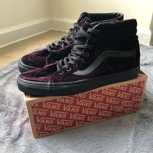 Purple Velvet Vans